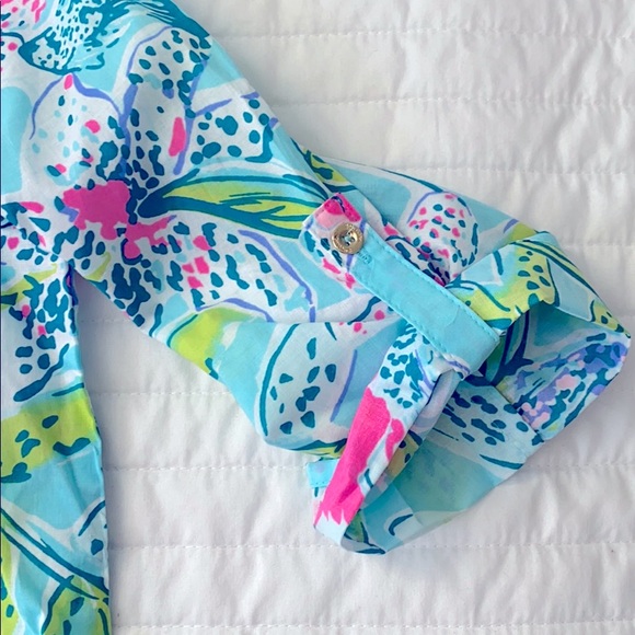 thumbnail image 2 of Lilly Pulitzer Natalie Easy Cover-Up Shirt | Saks Fifth Avenue 2 of 9